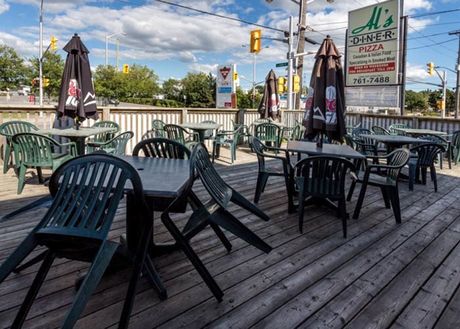 The licensed patio at Al's Diner